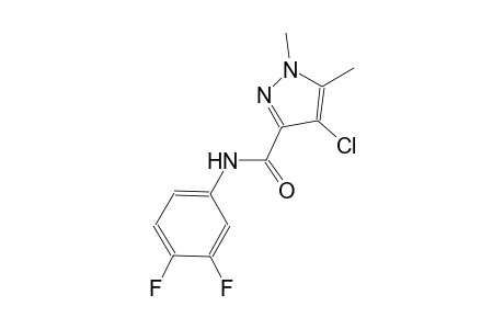 4-chloro-N-(3,4-difluorophenyl)-1,5-dimethyl-1H-pyrazole-3-carboxamide