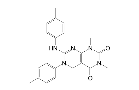 Pyrimido[4,5-d]pyrimidine-2,4(1H,3H)-dione, 5,6-dihydro-1,3-dimethyl-6-(4-methylphenyl)-7-[(4-methylphenyl)amino]-
