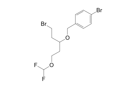 1-Bromo-4-(((1-bromo-5-(difluoromethoxy)pentan-3-yl)oxy)methyl)benzene