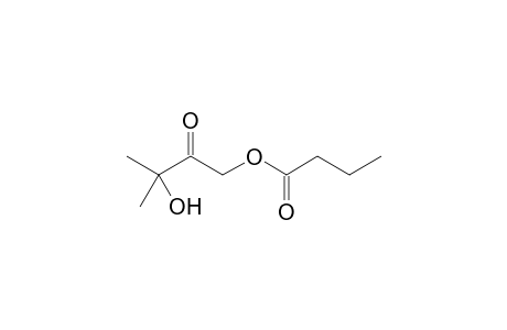 3-Hydroxy-3-methyl-2-oxobutyl butyrate