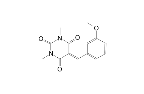 5-(3-methoxybenzylidene)-1,3-dimethyl-2,4,6(1H,3H,5H)-pyrimidinetrione