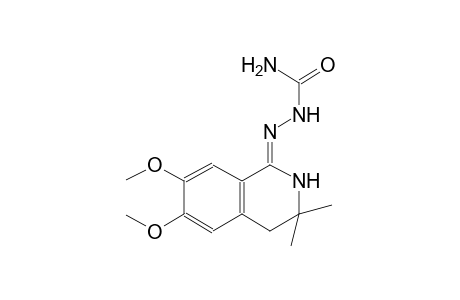 (1Z)-6,7-dimethoxy-3,3-dimethyl-3,4-dihydro-1(2H)-isoquinolinone semicarbazone