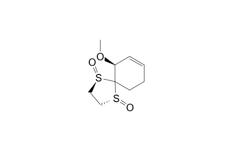 (1R,4R,6S)-6-Methoxy-1,4-dithiaspiro[4.5]dec-7-ene 1,4-dioxide