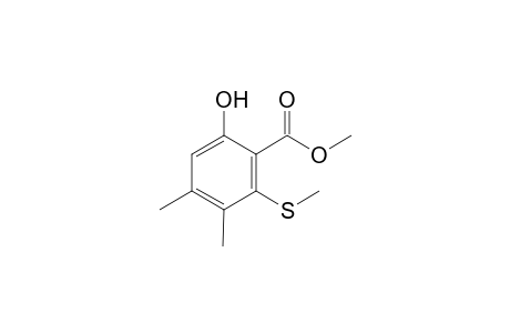 Methyl 6-hydroxy-3,4-dimethyl-2-methylthio-benzoate