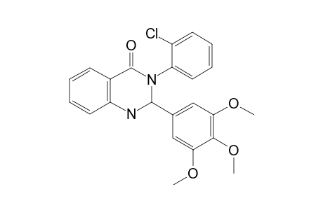 3-(2-Chlorophenyl)-2-(3,4,5-trimethoxyphenyl)-1,2-dihydroquinazolin-4-one