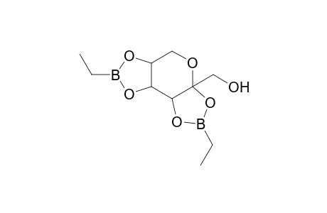 beta-D-FRUCTOPYRANOSE, CYCLIC 2,3:4,5-BIS(ETHYLBORONATE)