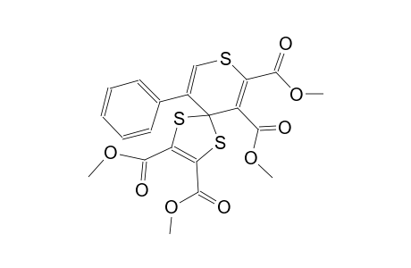 1,4,8-trithiaspiro[4.5]deca-2,6,9-triene-2,3,6,7-tetracarboxylic acid, 10-phenyl-, tetramethyl ester