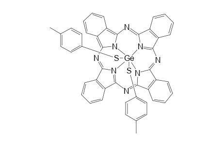 Germanium, bis(benzenethiolato)[29H,31H-phthalocyaninato(2-)-N29,N30,N31,N32]-, (OC-6-12)-