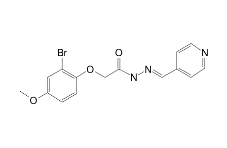 (2-Bromo-4-methoxy-phenoxy)-acetic acid pyridin-4-ylmethylene-hydrazide