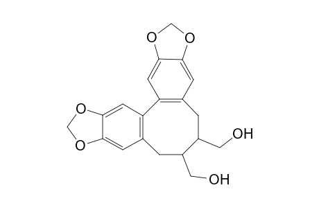 6,7-Bis(hydroxymethyl)-1,2:3,4-bis(4,5-methylenedioxy-benzo)-cyclooctadiene