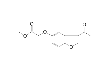 Methyl [(3-acetyl-1-benzofuran-5-yl)oxy]acetate
