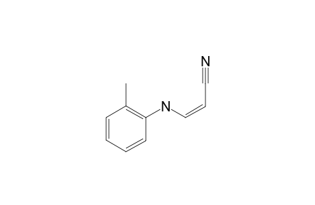 (Z)-3-(o-tolylamino)acrylonitrile