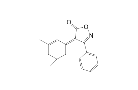 4-(3,5,5-Trimethyl-2-cyclohexen-1-ylidene)-3-phenyl-5-isoxazolone