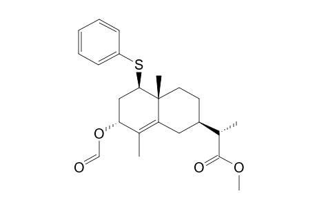 (2S)-2-[(2R,4aR,5R,7R)-7-formyloxy-4a,8-dimethyl-5-(phenylthio)-2,3,4,5,6,7-hexahydro-1H-naphthalen-2-yl]propanoic acid methyl ester