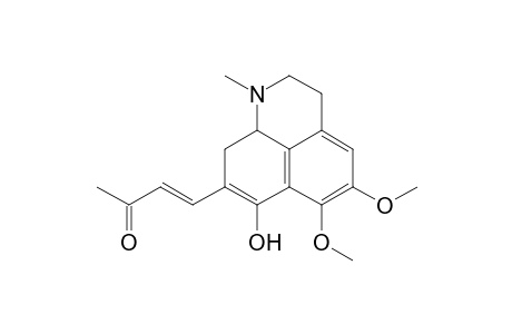 3-Buten-2-one, 4-(2,3,9,9a-tetrahydro-7-hydroxy-5,6-dimethoxy-1-methyl-1H-benzo[de]q uinolin-8-yl)-, (E)-