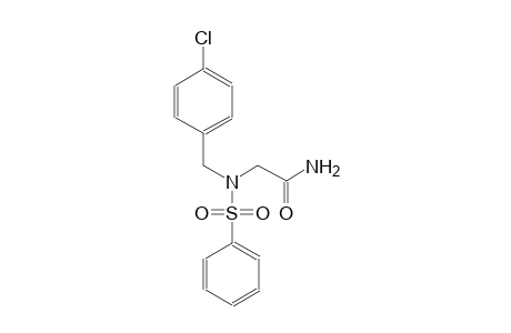 2-[(4-chlorobenzyl)(phenylsulfonyl)amino]acetamide