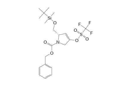 (S)-BENZYL_2-((TERT.-BUTYLDIMETHYLSILYLOXY)-METHYL)-4-(TRIFLUOROMETHYLSULFONYLOXY)-2,5-DIHYDRO-1-H-PYRROLE-1-CARBOXYLATE;MIXTURE_OF_ROTAMERS