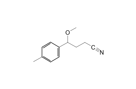 BUTYRONITRILE, 4-METHOXY-4-P-TOLYL-,