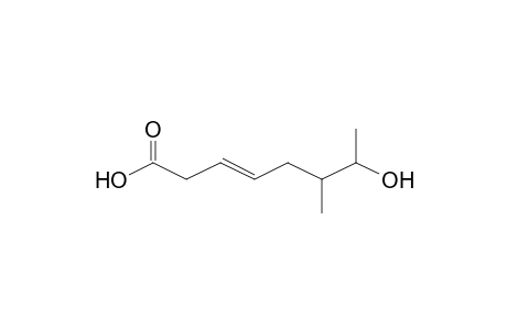 7-Hydroxy-6-methyl-oct-3-enoic acid