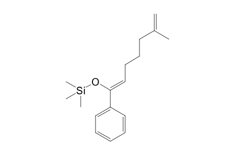Trimethyl{[(1Z)-6-methyl-1-phenylhepta-1,6-dienyl]oxy}silane