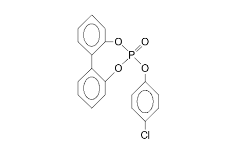 6-(p-CHLOROPHENOXY)DIBENZO[d,f][1,3,2]DIOXAPHOSPHEPIN, 6-OXIDE