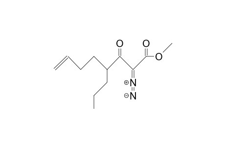 2-Diazo-3-oxo-4-propyl-7-octenoic acid, methyl ester