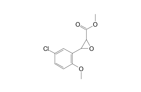 5-chloro-alpha, beta-epoxy-2-methoxyhydrocinnamic acid, methyl ester