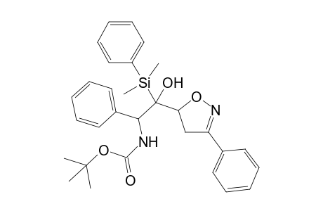 5-{3'-Phenyl-2'-[(N-butoxycarbonyl)amino]-1'-hydroxy-1'-(phenyldimethylsilyl)]-3-phenyl-isoxazoline