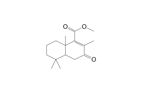 2,5,5,8a-Tetramethyl-3-oxo-3,4,4a,5,6,7,8,8a-octahydronaphthalene-1-carboxylic acid, methyl ester