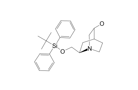 (2R)-2-(Tert-butyldiphenylsilyloxymethyl)-1-azabicyclo[2.2.2]octan-5-ol