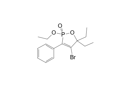 4-Bromo-2-ethoxy-5,5-diethyl-2,5-dihydro-3-phenyl-1,2-oxaphosphole 2-Oxide