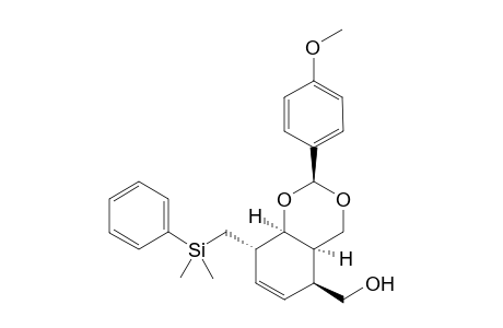 ((2S,4aR,5S,8S,8aS)-8-((dimethyl(phenyl)silyl)methyl)-2-(4-methoxyphenyl)-4a,5,8,8a-tetrahydro-4H-benzo[d][1,3]dioxin-5-yl)methanol