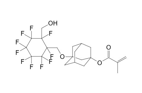 3-{[1,2,2,3,3,4,4,5,5,6-decafluoro-6-(hydroxymethyl)cyclohexyl]methoxy}-1-adamantyl methacrylate