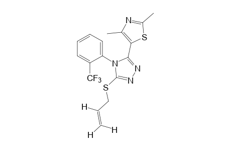 5-(allylthio)-3-(2,4-dimethyl-5-thiazolyl)-4-(alpha,alpha,alpha-trifluoro-o-tolyl)-4H-1,2,4-triazole