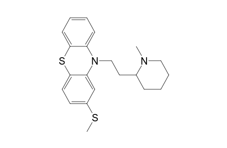 10H-Phenothiazine, 10-(2-(1-methyl-2-piperidinyl)ethyl)-2-(methylthio)-
