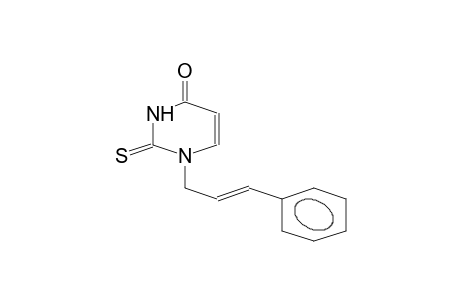 1-[(E)-3-phenylprop-2-enyl]-2-sulfanylidenepyrimidin-4-one