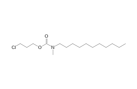 Carbamic acid, N-methyl-N-undecyl-, 3-chloropropyl ester