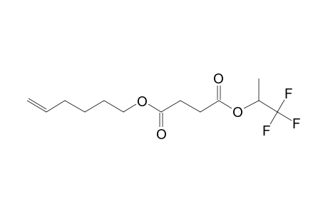 Succinic acid, 1,1,1-trifluoroprop-2-yl hex-5-en-1-yl ester