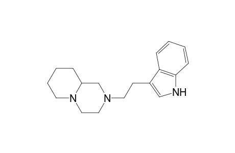 2-(2-<3-Indolyl>-ethyl)-2,3,4,6,7,8,9,9a-octahydro-1H-pyrido(1,2-A)pyrazine