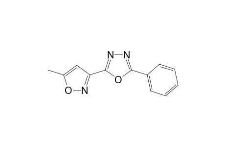 2-(5-Methyl-1,2-oxazol-3-yl)-5-phenyl-1,3,4-oxadiazole