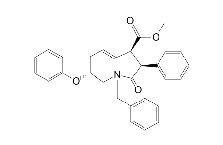 (PR)-(E)-(3S,4R,8R)-N-BENZYL-4-METHOXYCARBONYL-8-(PHENOXY)-3-PHENYL-2,3,4,7,8,9-HEXAHYDRO-1H-AZONIN-2-ONE