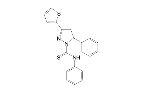 1-N-Phenylthiocarbamoyl-3-(2-thienyl)-5-phenyl-2-pyrazoline