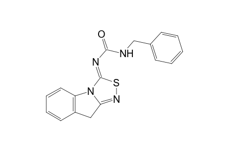 (3Z)-1-(phenylmethyl)-3-(4H-[1,2,4]thiadiazolo[4,3-a]indol-1-ylidene)urea