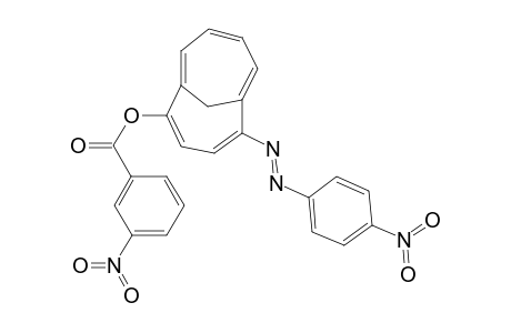 2-(3-nitrorobenzoyloxy)-5-(4-nitrophenylazo)-1,6-methano[10]annulene