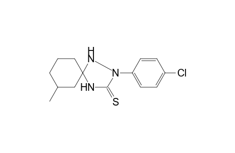 2-(4-Chloro-phenyl)-7-methyl-1,2,4-triaza-spiro[4.5]decane-3-thione