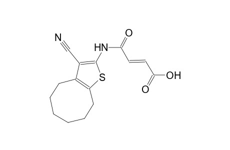 (2E)-4-[(3-cyano-4,5,6,7,8,9-hexahydrocycloocta[b]thien-2-yl)amino]-4-oxo-2-butenoic acid