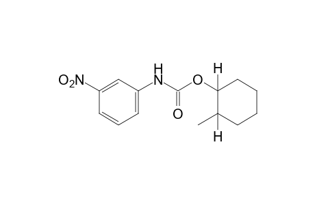 m-nitrocarbanilic acid, 2-methylcyclohexyl ester