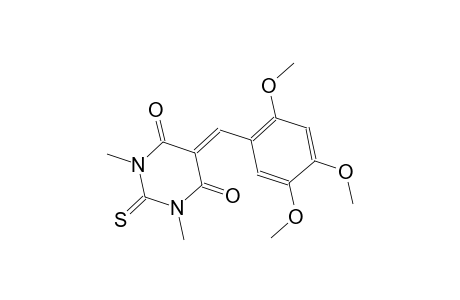 1,3-dimethyl-2-thioxo-5-(2,4,5-trimethoxybenzylidene)dihydro-4,6(1H,5H)-pyrimidinedione