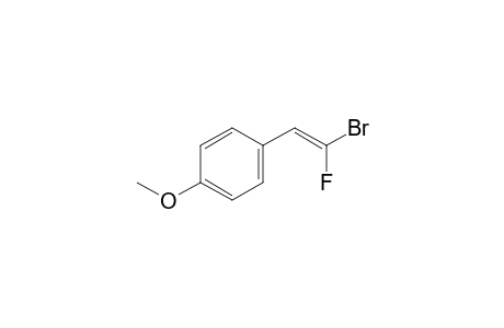 1-Bromo-1-fluoro-2-(4-methoxyphenyl)-ethene;trans-isomer