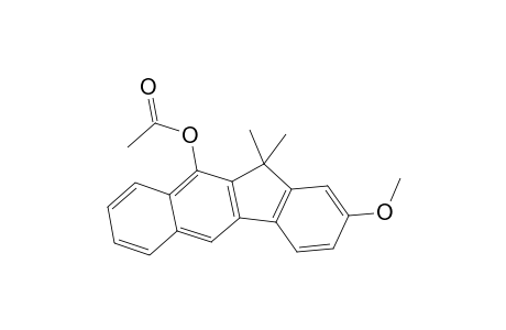 2-methoxy-11,11-dimethyl-11H-benzo[b]fluoren-10-yl acetate